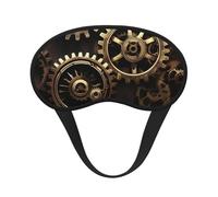 Cool Steampunk Gears Print Sleep Mask for Side Sleepers Cute Blackout Eye Mask Shades Cover for Home or Travel