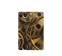 (Cool Steampunk Gears) Printed Paper Car Air Freshener Lavender Scented Hanging Odor Remover 10/40/100 Pcs for Vehicle Home Closet Wardrobe - Rectangle