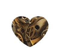 (Cool Steampunk Gears) Printed Paper Car Air Freshener Lavender Scented Hanging Odor Remover 10/40/100 Pcs for Vehicle Home Closet Wardrobe - Heart Shape