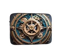 Cool Steampunk Gears Shockproof Laptop Sleeve Water Repellent Notebook Case Slim Protective Cover for 10 12 13 15 17 Inch Tablets