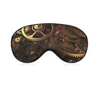 Cool Steampunk Gears Sleep Mask Soft Comfortable Eye Mask with Adjustable Strap Eye Cover Eye Shade for Men Women Work Travel