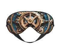 Cool Steampunk Gears Soft Eye Mask. Unisex, Comfortable and Breathable, Suitable for Daily Rest. Helps You Quickly Enter Deep Sleep.