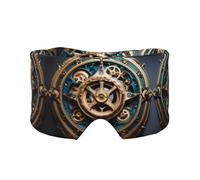 Cool Steampunk Gears Unisex Side Sleeping Headband, Sleeping Eye Mask and Ear Muffs, (26.8 * 4.3 inches), Indoor and Outdoor Travel Yoga Adjustable Comfort Eye and Ear Muffs,