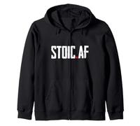 Cool Stoic Quote Stoicism Zip Hoodie