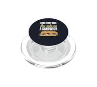 Cool Story Babe Now Make Me Sandwich Funny Sarcasm & Humor PopSockets PopGrip for MagSafe