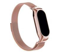 COOL Strap for Xiaomi Smart Band 8 Metal Rose Gold, pink, One Size
