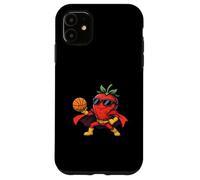 Cool Strawberry Superhero Basketball Player Case for iPhone 11