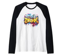 Cool Street Art Design Bronx Raglan Baseball Tee