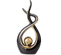 Cool Stuff to Put on Shelves Home Decor Modern Abstract Art Sculpture Ceramic Statue, Ceramics Table Decoration Decorative Accents for Living Dining Room Room Decor Aesthetic(Green,CH)