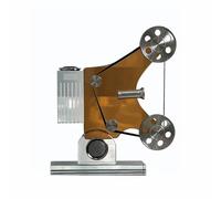 Cool Stuff to Put on Shelves Modern Crystal and Composite Material Projection Machine Statue for Room and Home Decor - Brown and Blue, 24x10x29cm, 2600g Room Decor Aesthetic