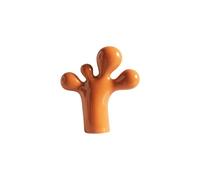 Cool Stuff to Put on Shelves Modern Decor Statues Contemplative Boy and Foot Figurines - White and Orange Resin and Ceramic Abstract Art Room Home Decor Room Decor Aesthetic