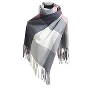 cool stuff under 10 pounds under 1 pound Black Scarf Ladies Autumn Winter Scarf Classic Plaid Scarf Warm Soft Large Blanket Shawl Scarf Long Ladies Scarves Pashmina Soft Warm scarf