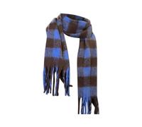 cool stuff under 10 pounds under 1 pound Knit Hat Scarf Women Woven Knitted Scarf With Colourful Check Pattern And Long Thick Fringes Warm Winter shawls and wraps for women winter womens scarves