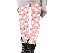 cool stuff under 10 pounds under 1 pound Womens Gym Leggings Women's Christmas Printed High Waist Stretch Skinny Leggings Yoga Pants Slim Seamless Leggings for Workout thick leggings for women uk