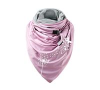 cool stuff under 10 pounds under 1 pound Womens Scarf Winter Fashion Women Scarves Warm Casual Soft Button Shawls Wrap Printing Scarf black scarf Long Pashmina Shawls gifts for cashmere scarf