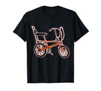 Cool Stylised Retro 1970's Chopper Style Bicycle Nostalgic T-Shirt