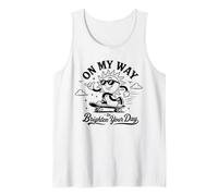 Cool Sun Skateboard Positive Skating Vibes Tank Top