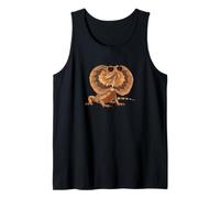 Cool Sunglasses Frilled Neck Lizard Reptile Tank Top