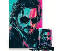 Cool Sunglasses Man for Adults 1000 Piece Jigsaw Puzzle Logic Skill, DownTime Game, Family Bond, Wall Art (38x52cm)