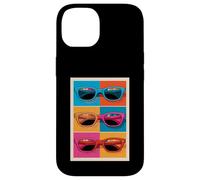 Cool Sunglasses Pop Art Trio Design Case for iPhone 14