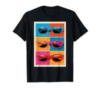 Cool Sunglasses Pop Art Trio Design T-Shirt