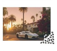 Cool Supercar Jigsaw Puzzle Extremely Difficult, Very Hard to Complete Suitable for Adults 300pcs (40x28cm)