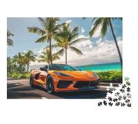Cool Supercar Jigsaw Puzzle Suitable for Adults And Children Creative Game Extremely Difficult Challenging to Complete 500pcs (52x38cm)