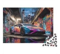 Cool Supercar Jigsaw Puzzles A Brain-teasing Game Designed for Teenagers And Adults Cool And Fun Super Challenging 500pcs (52x38cm)