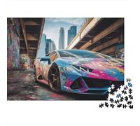 Cool Supercar Jigsaw Puzzles Extremely Challenging Perfect for Passing The Time Strengthen Bonds Suitable for All Ages 500pcs (52x38cm)