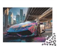 Cool Supercar Jigsaw Puzzles Extremely Challenging Suitable for All Ages And Genders Strengthens Bonds Passes The Time 500pcs (52x38cm)