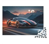 Cool Supercar Jigsaw Puzzles Extremely Challenging Suitable for All Ages And Genders Strengthens Bonds Passes The Time 500pcs (52x38cm)