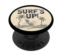 Cool Surfer Statement Costume for Surf's up Lovers PopSockets Swappable PopGrip