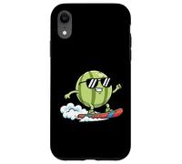 Cool Surfing Watermelon With Sunglasses Summer Case for iPhone XR