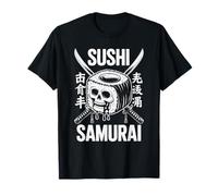 Cool Sushi Streetwear Samurai Style T-Shirt