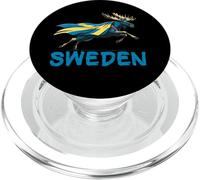 Cool Swedish Moose Animal Costume for Sweden Lovers PopSockets PopGrip for MagSafe