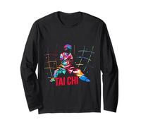 Cool Tai Chi Exercise Asian Philosophy Zen Long Sleeve T-Shirt
