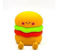 Cool Technology for Room Silicone Night Light McMan Burger Pat Lamp Lamp Lamp Lighting Dormitory Projector Light For Kids (Orange, 10 X 9.5 X 8 CM)