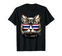 Cool Thailand Flag Cat Thai Cats Owner T-Shirt