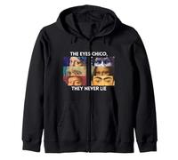 Cool The Eyes Chico They Never Lie Aesthetic Quote Zip Hoodie