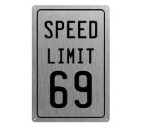 Cool Things For Your Room Posters For Men Cool Stuff For Teen Boys Wall Decor For Bedroom Men Funny Poster For Guys Street Signs For Bedroom Dorm Room Decor Speed Limit 69 Sign 8x12 Inch