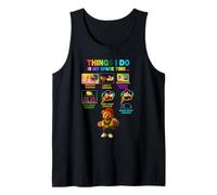 Cool Things I Do in My Spare Time with Chickens Illustration Tank Top