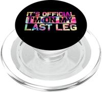 Cool Tie Dye Amputee Last Leg Pun Amputated Person Joke PopSockets PopGrip for MagSafe