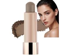 Cool Toned Contour Stick,Grey Cream Bronzer for Face,Long-Lasting Makeup,Creamy Contour Wand,Lightweight Stick,Ideal as Gifts for Women,Smooth Balm Texture,All-Day Wear,Unique Design(Cold Brown)
