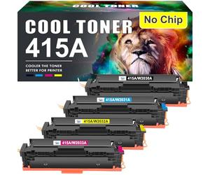 Cool Toner 415A 415X Compatible for HP 415A 415X Multipack Toner Cartridge Replacement for Color Laserjet Pro MFP M479fdw Toner M479fnw M479fdn M479dw M454dn M454dw W2030A W2031A W2032A W2033A 4-Pack