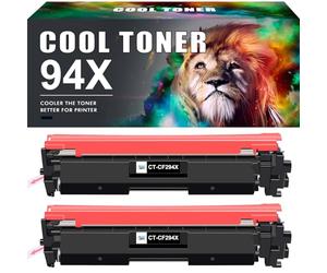Cool Toner Compatible Toner Cartridge Replacement for HP CF294X 94X 94A CF294A LaserJet Pro MFP M148dw M148fdw M149fdw M118dw M148 M149 M118 (Black, 2-Pack)