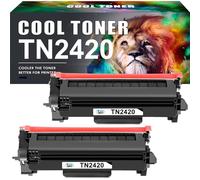 Cool Toner TN2420 Compatible Toner Cartridge Replacement for Brother TN2420 TN-2420 TN2410 TN-2410 MFC-L2710DW HL-L2350DW DCP-L2530DW MFC-L2710DN MFC-L2750DW HL-L2375DW HL-L2310D Ink (Black, 2-Pack)