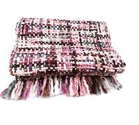 Cool Trade Winds Ladies Soft Winter Scarf - Chunky Tweed Effect - Vibrant and Multi Colour - Large and Warm Shawls Wraps Shrugs Poncho - Hygge Cosy - Gifts Presents for Her - 30 x 185cm (Pale Pink)