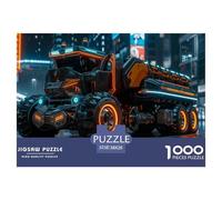 Cool Truck1000Piece JigsawPuzzlesTransportation KidsforAdult Colourful LargePiecePuzzles Age12+byth EducationalGames Brainteasing Adults Jigsaw Puzzle 38x26cm/1000pcs