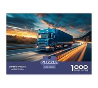 Cool Truck1000Piece JigsawPuzzleTransportation ForAdult Challenging LargePiecePuzzles Age12+byth ThemeFlowersandBirds Uncover The Puzzle 70x50cm/1000pcs