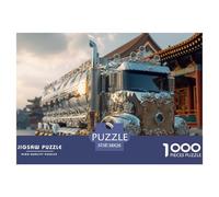 Cool Truck1000Pieces JigsawPuzzlesTransportation ForAdult Challenging LargePiecePuzzles Age12+byth Challenging The Impossible Difficult Game Uncover The Puzzle 38x26cm/1000pcs